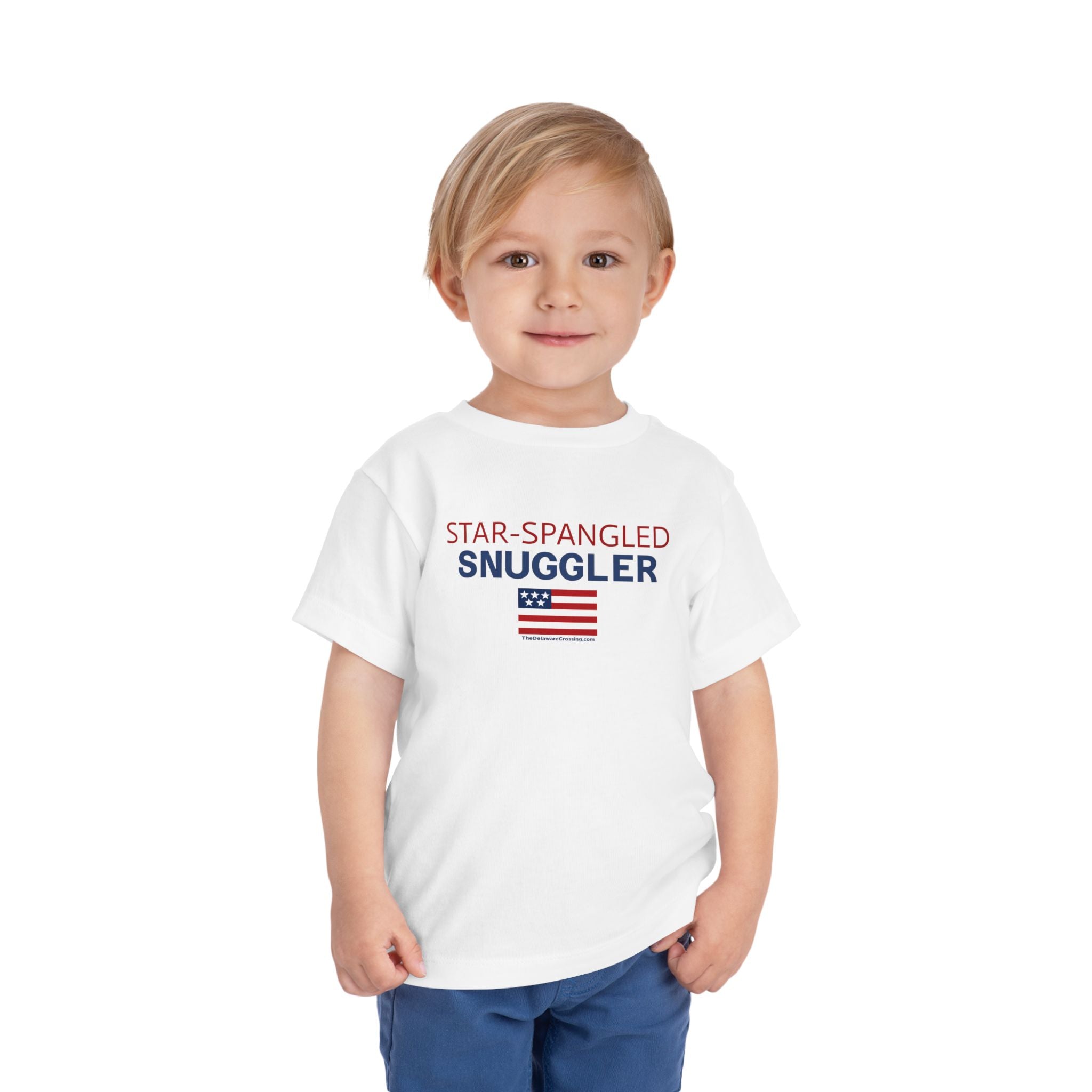 Star‑Spangled Snuggler™ Toddler T‑Shirt - Little Patriot Edition