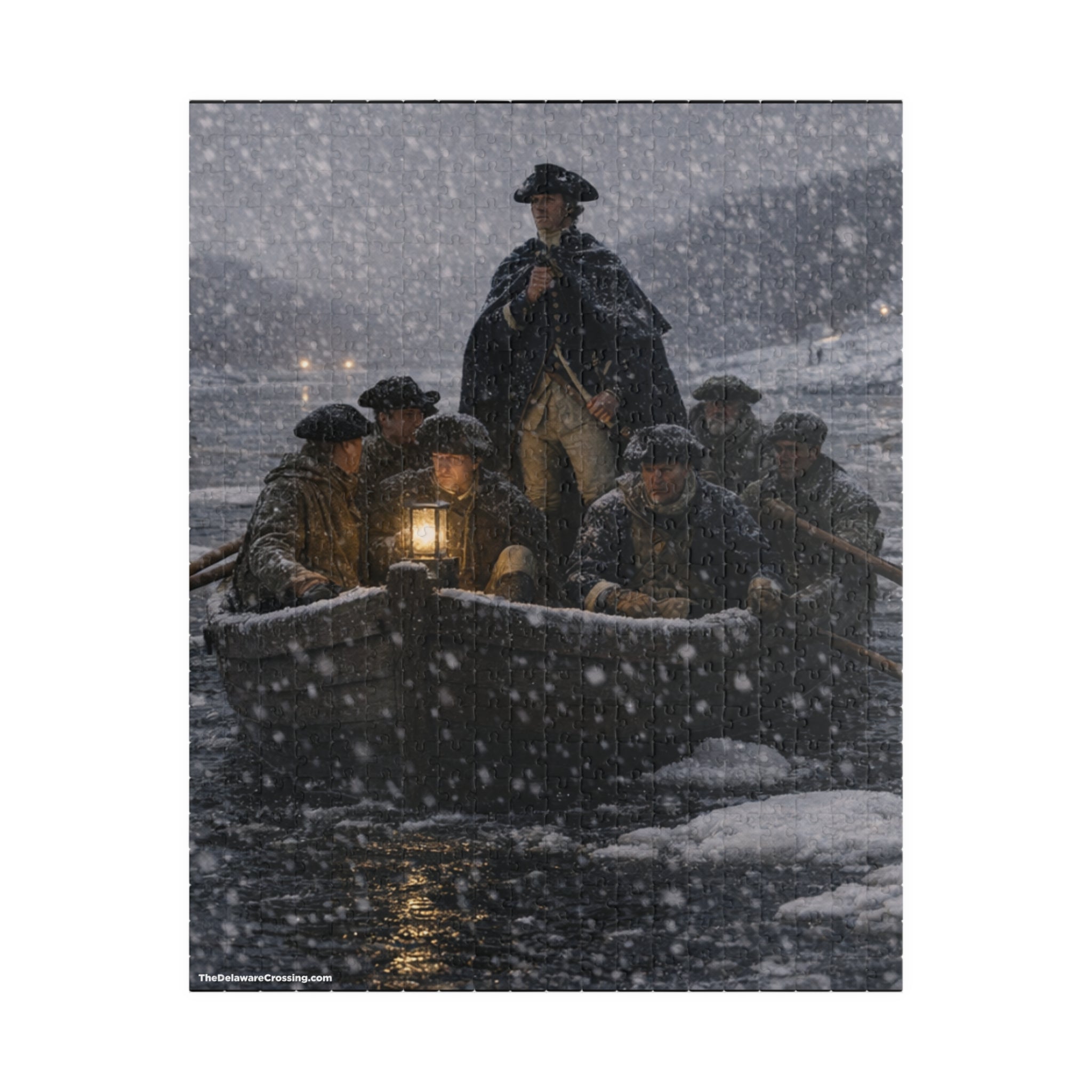 Delaware Crossing Christmas Night 1776 Puzzle (520, 1014-piece)