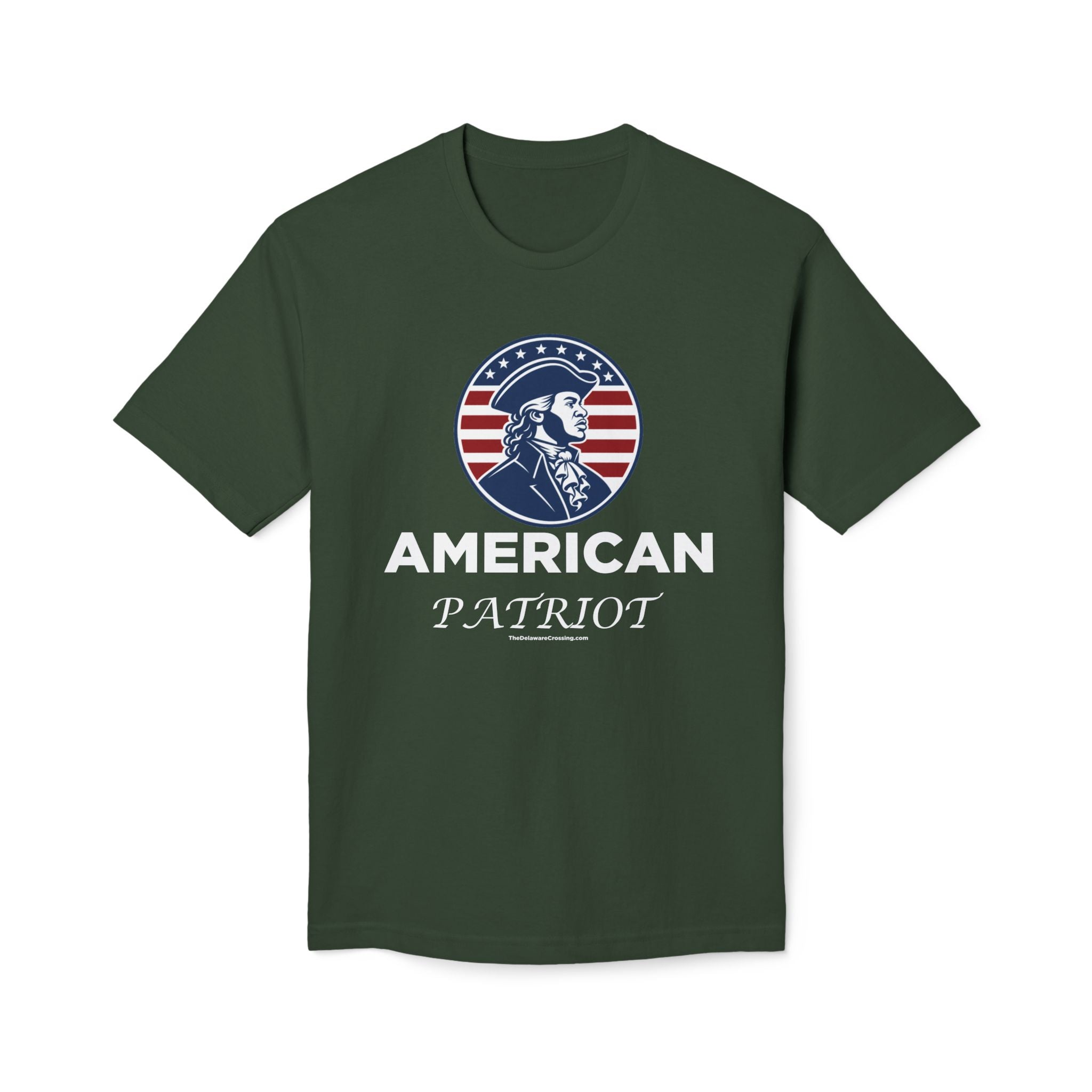 Black American Patriot Tee, Made in US