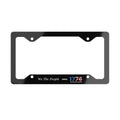 "We The People" Metal License Plate Frame