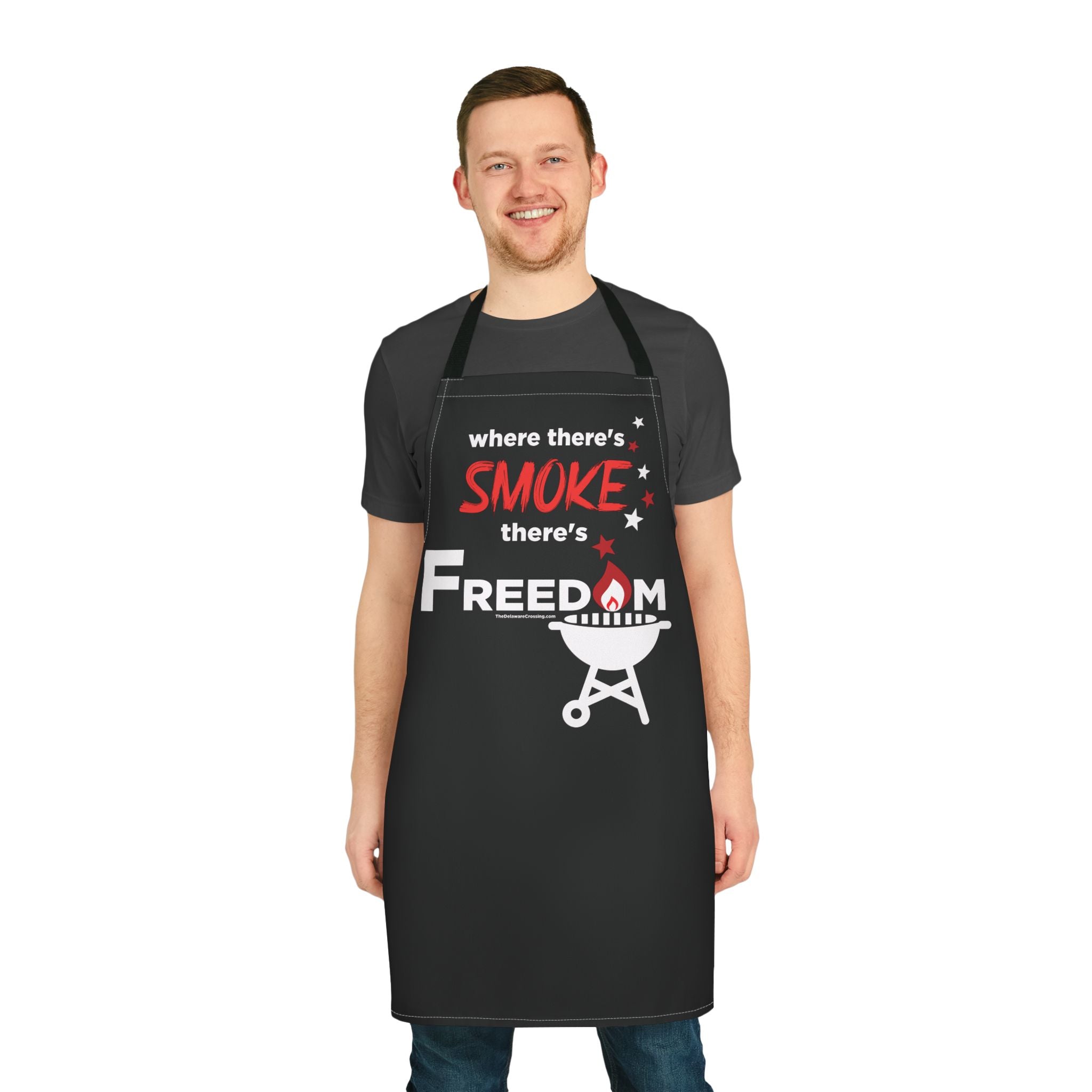 "Where There's Smoke, There's Freedom” Cooking Apron