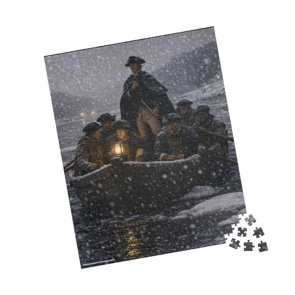 Delaware Crossing Christmas Night 1775 Puzzle (520, 1014-piece)