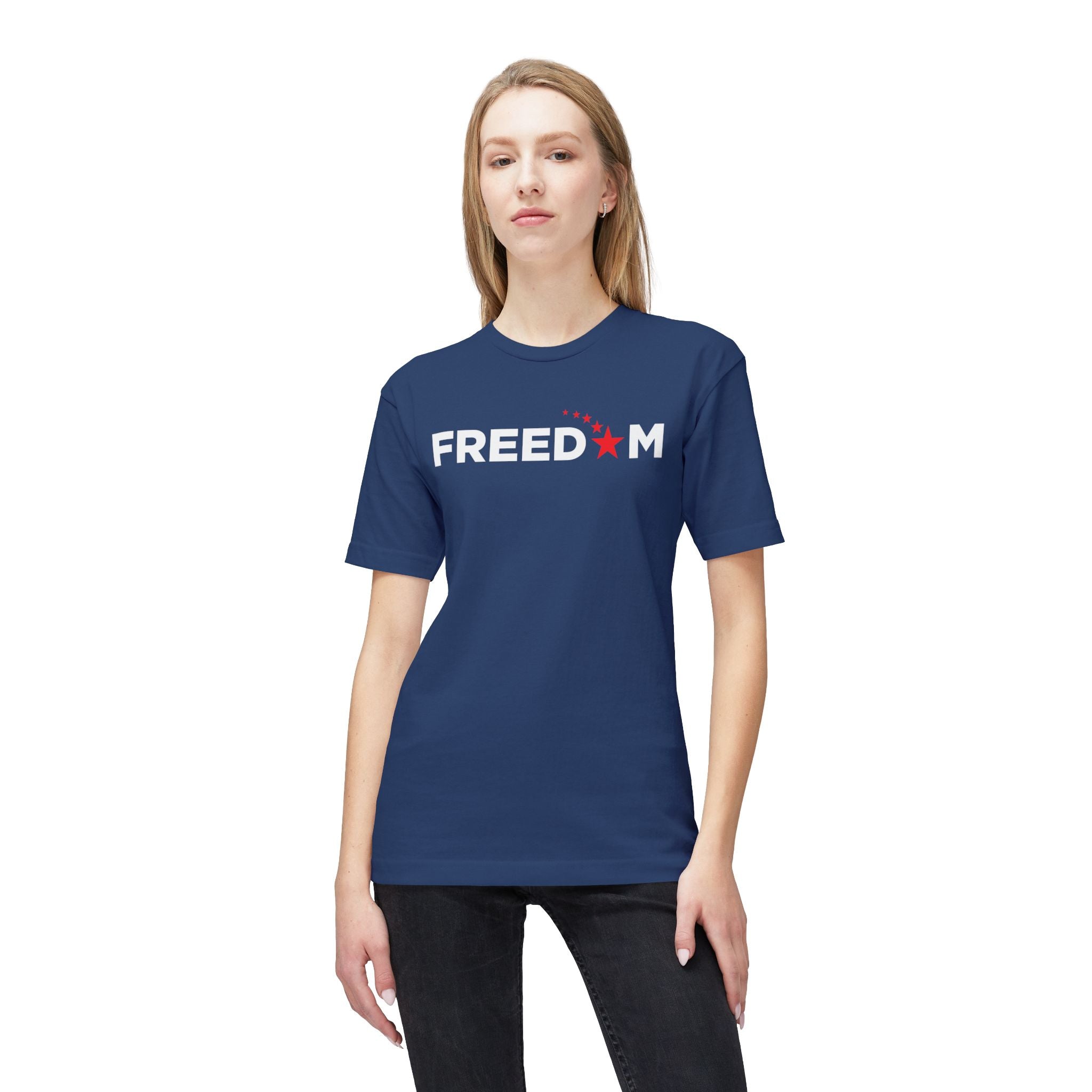 "FREEDOM” Shooting Stars Tee - Made in USA